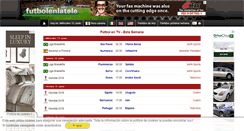 Desktop Screenshot of futbolenlatele.com