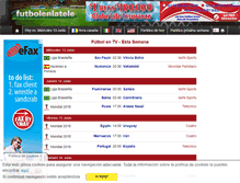 Tablet Screenshot of futbolenlatele.com